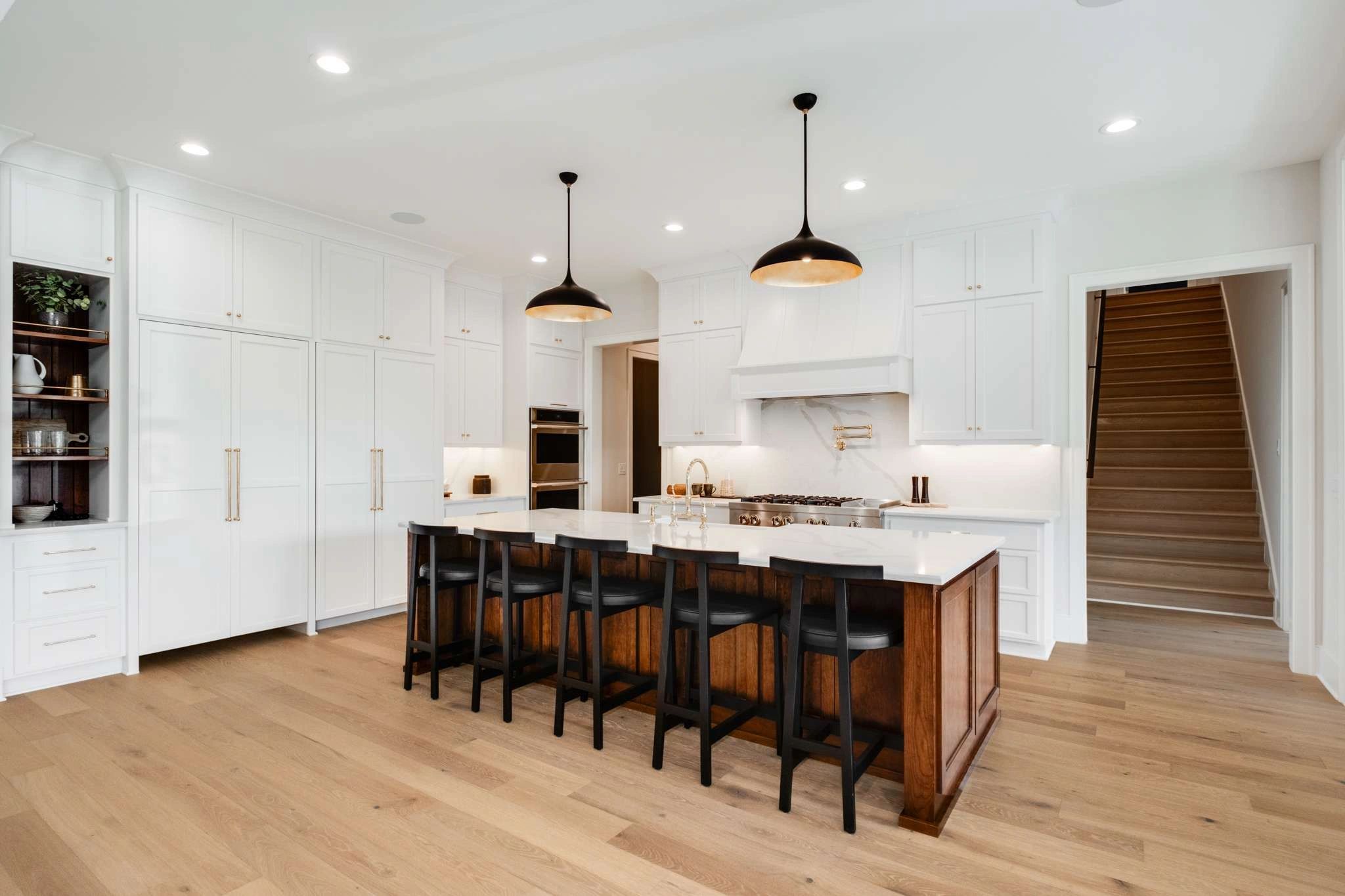 Detail of the finished Outer Drive kitchen